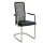 Okazi Freischwinger Sounine R Ambiente mit Armlehne schwarz