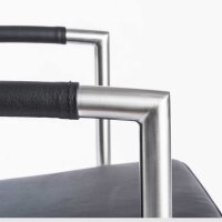 Okazi Schwingstuhl Sindelfingen Elegante Leder schwarz