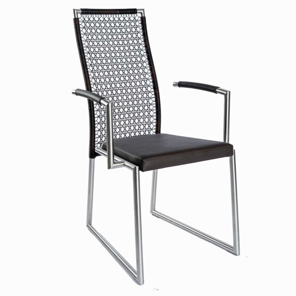 Okazi Schwingstuhl Tiffany Ambiente mit Armlehne schwarz