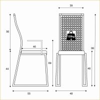 Okazi Schwingstuhl Sindelfingen Elegante mit Armlehne Leder